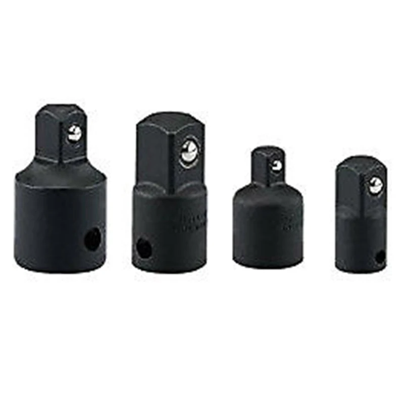

4x Stainless Steel Adapter Drive Impact Wrench Socket Converter For Mechanics