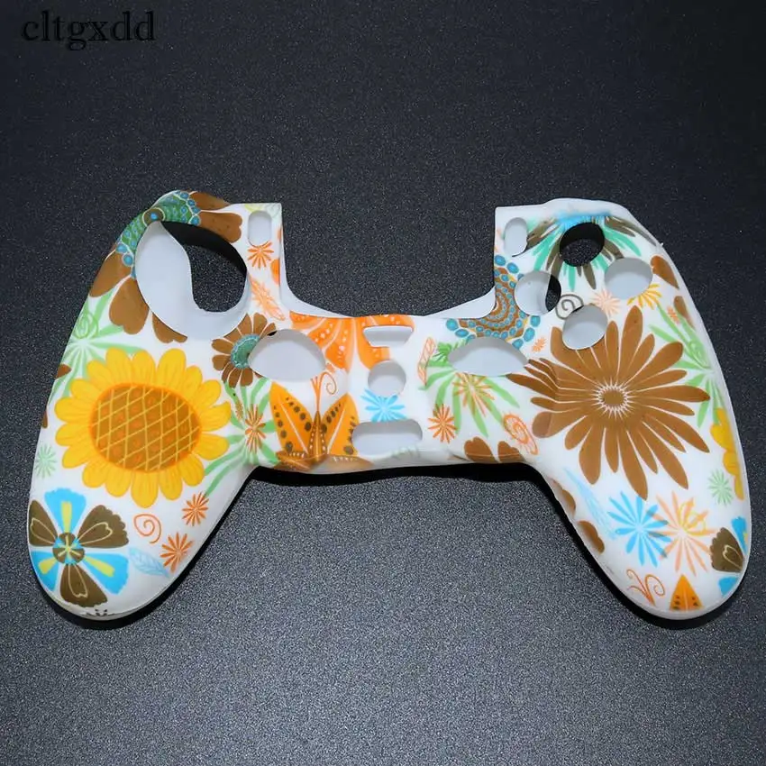 Cltgxdd Камуфляжный силиконовый защитный чехол для sony Playstation PS4 для Dualshock 4 игровой джойстик - Цвет: No.7