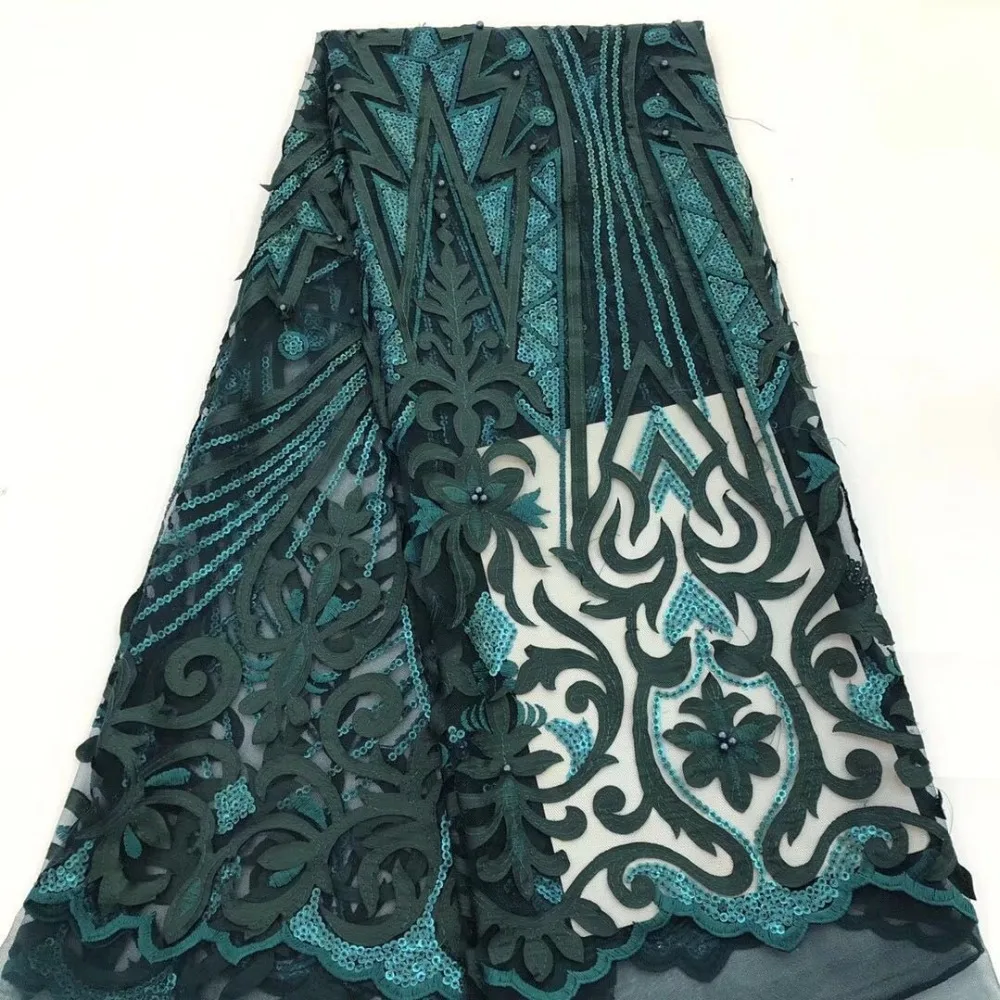 Madison Latest High Quality African French Net Lace Fabricred 3D Afican Fabric Applique For Parties/ Wedding | Дом и сад