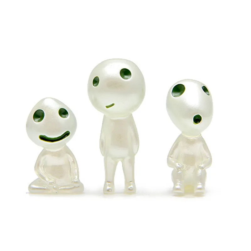 6 шт./компл. аниме Принцесса Мононоке световой дерево эльфы дух Кодама