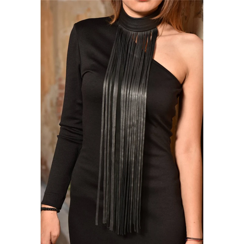 YD &amp YDBZ новое длинное ожерелье с кисточками женские кожаные ожерелья 6 цветов