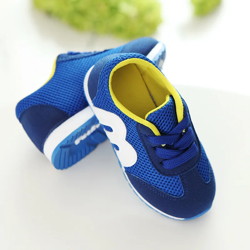 Autumn 2018 children's M alphabet mesh casual shoes boys girls sports soft bottom fashion sneakers for size21-30 | Детская одежда и