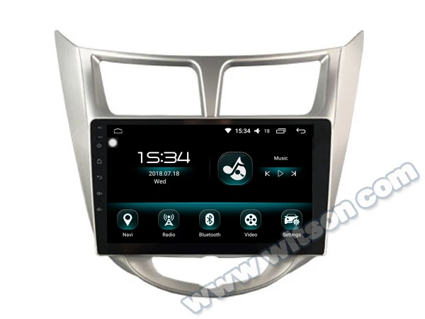 WITSON Android 8 0 Octa core 4G RAM автомобильный DVD плеер GPS для HYUNDAI VERNA/ACCENT/SOLARIS 2011 2012