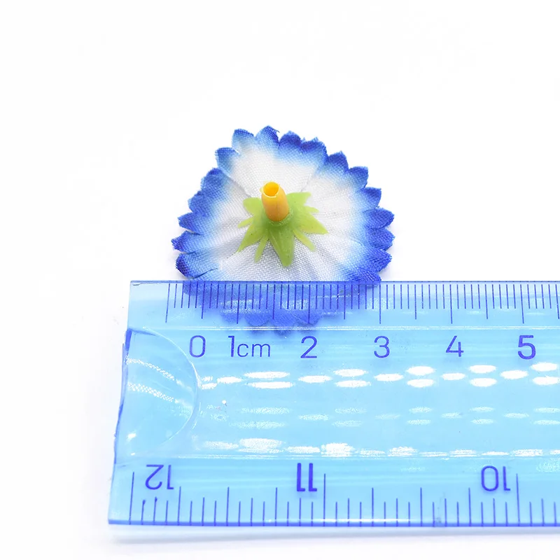 20/50 pcs 3.5cm Artificial Small Daisy Silk Flower Heads Wedding Home Decoration DIY Scrapbooking Fake Flowers Wreath Crafts | Дом и сад