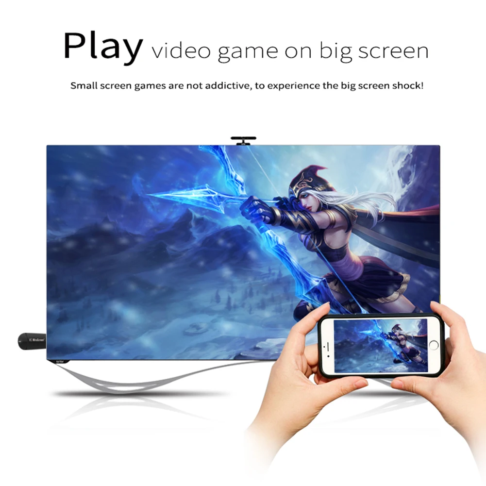 Двухдиапазонный ТВ Адаптер 2 4 ГГц 5 8 4Mirascreen стандарта K HD WiFi Miracast Airplay DLNA TV Stick 4K EZCast
