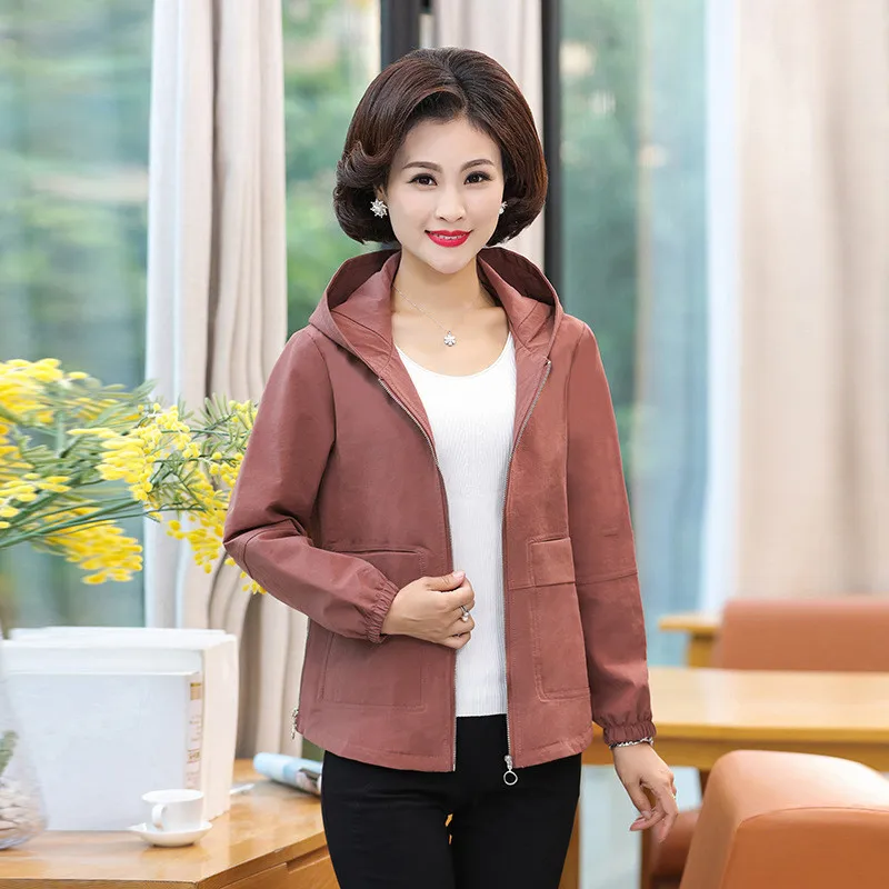 Женский короткий тренчкот с капюшоном повседневная короткая ветровка большого