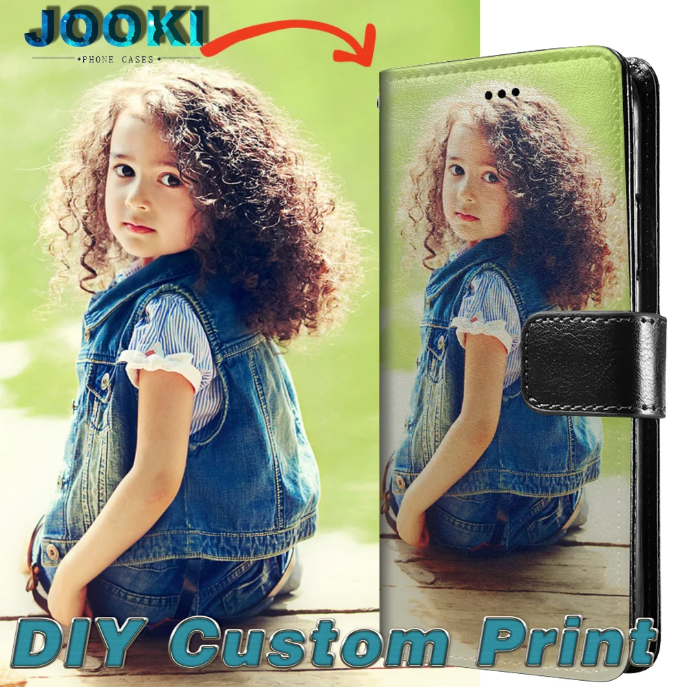 JOOKI DIY кожаный чехол для телефона с принтом ASUS Zenfone Lite L1 G553KL TPU + PU флип-чехол |