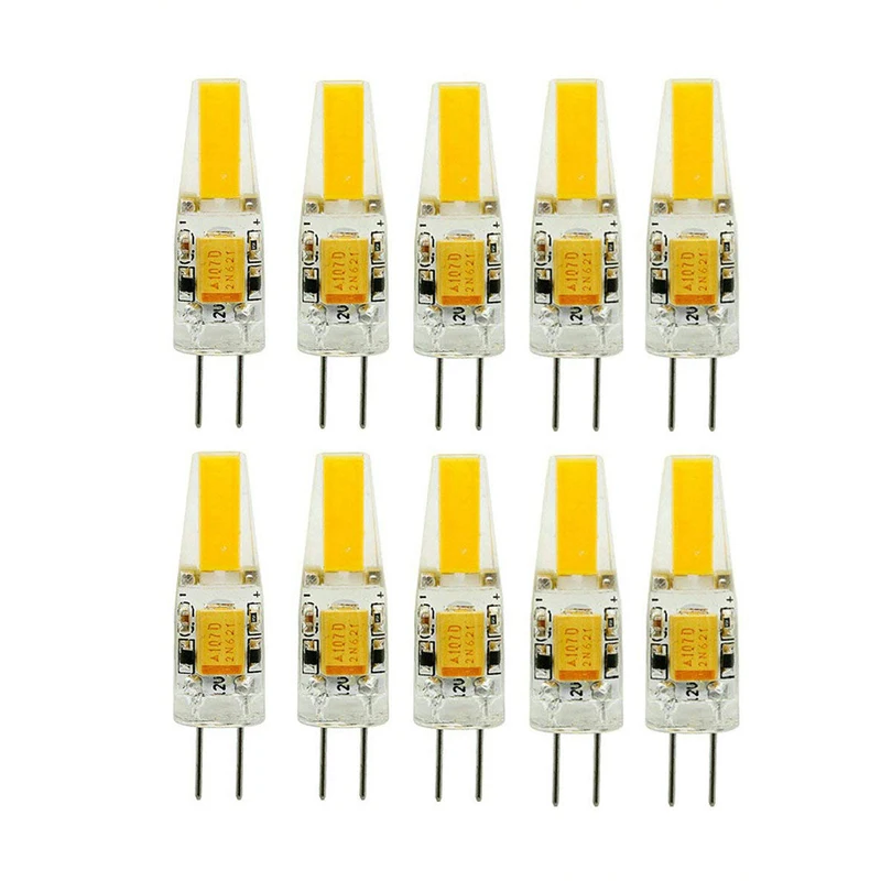 Светодиодная лампа G4 COB 12 В 3 Вт/6 Вт теплый/холодный белый свет угол свечения 360