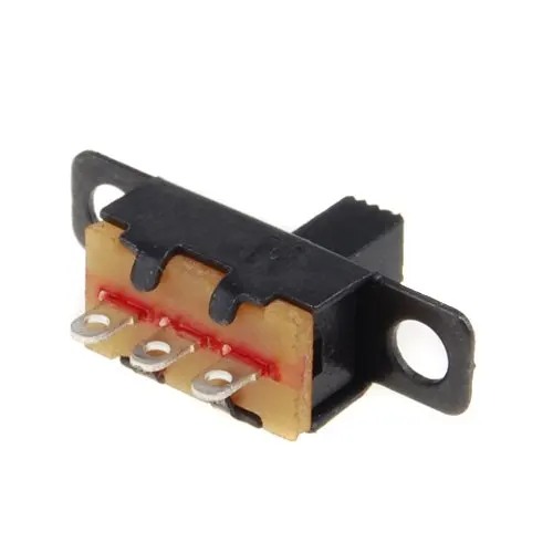 WSFS горячий 20 шт 5V 0 3 A Мини Размер Черный SPDT скользящий переключатель для