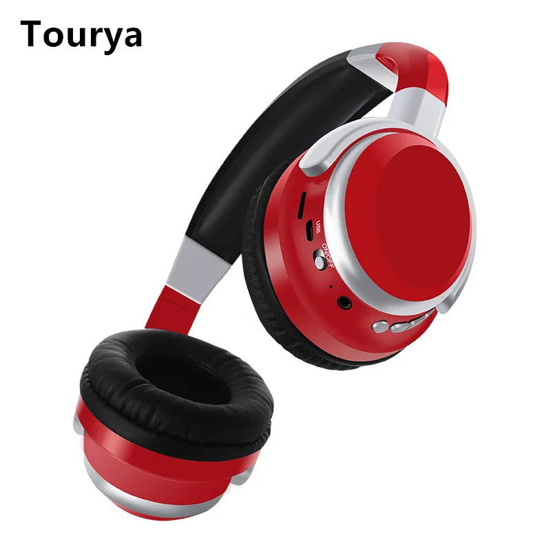 Беспроводные наушники Tourya B9 Bluetooth с глубокими басами регулируемая гарнитура