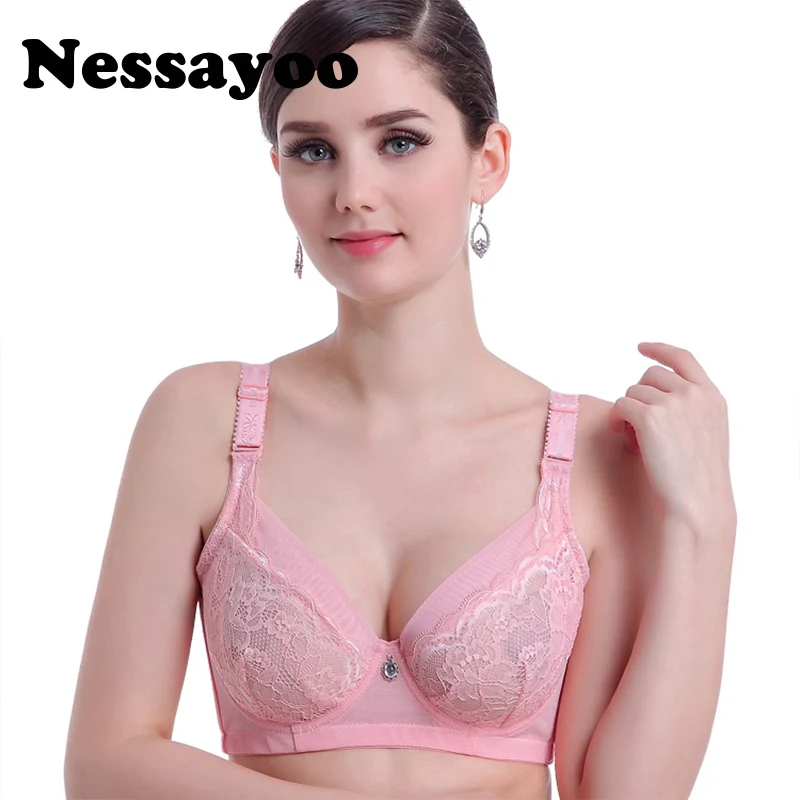 Nessayoo черный синий фиолетовый 34b 34c 34d 36b 36C 36d 38b 38c 38d 40b 40c 40d 42B 42c 42d чашки бюстгальтер