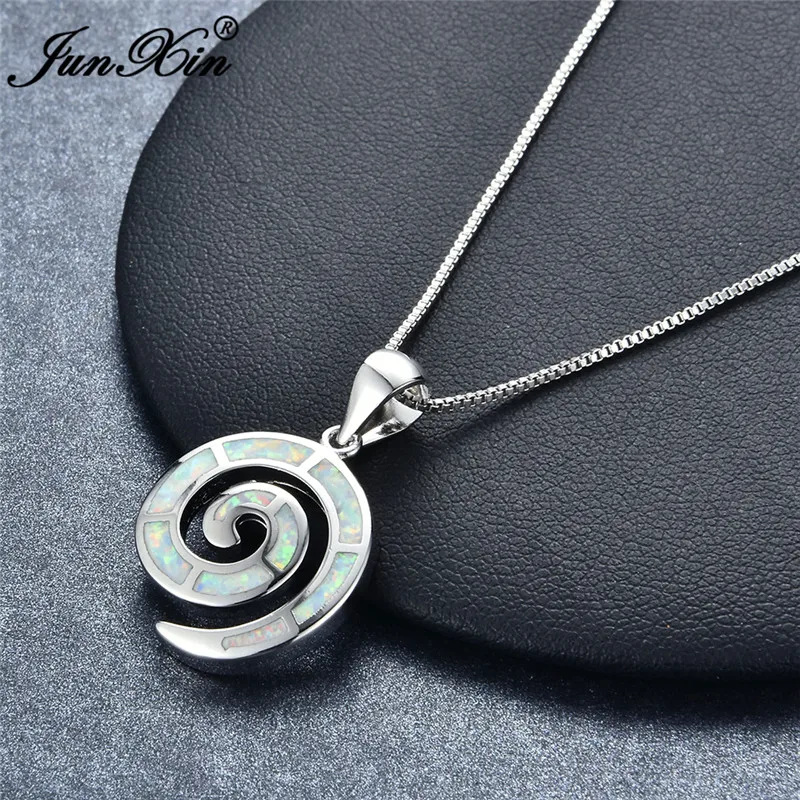 Boho женские Подвески Морская раковина ожерелья модные серебряные цвета свадебные