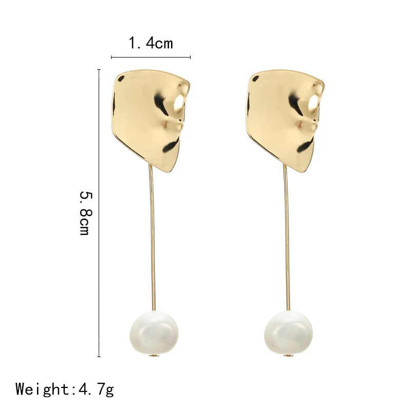 Женские серьги-подвески с жемчугом длинные золотистые серьги кисточками в