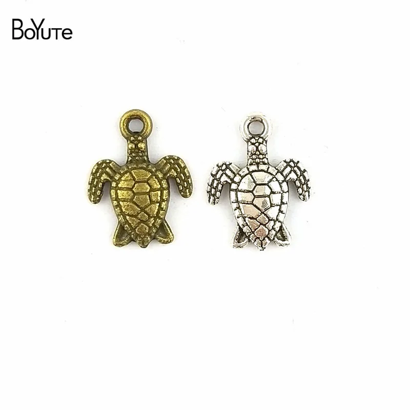 BoYuTe (50 шт./лот) Античные Серебристые бронзовые металлические соединители для