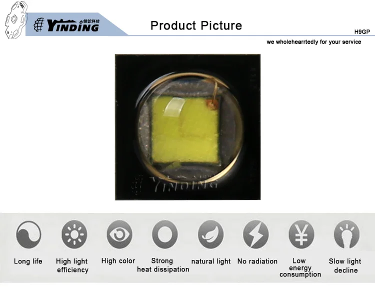 10 шт. Osram H9GP холодный белый натуральный белый теплый белый синий красный светильник 3 Вт лампа высокой мощности лампы и фонари светодиодный светильник источник