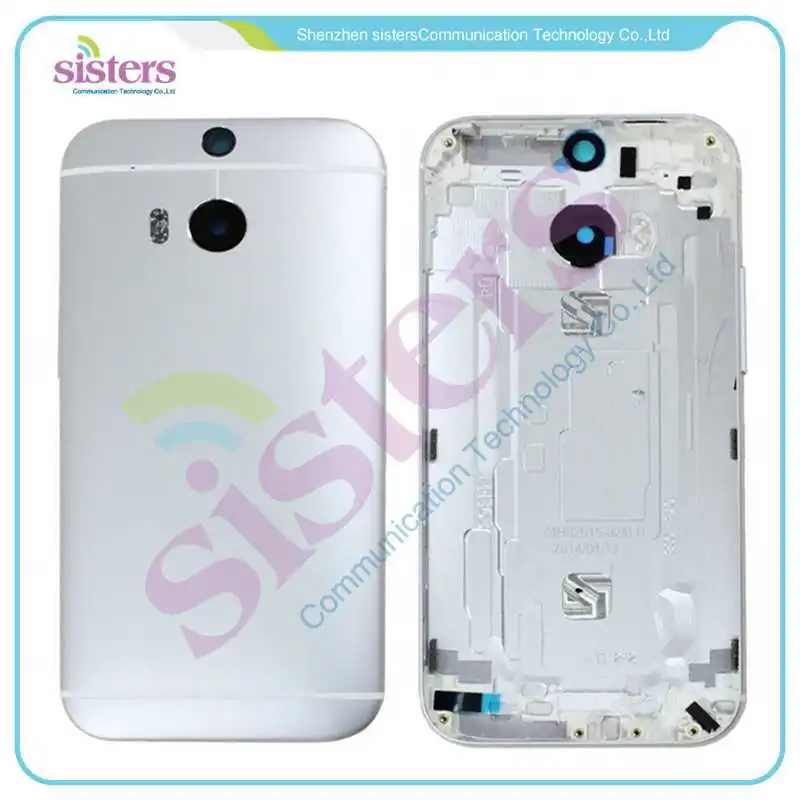 

Wholesale Hot Sale Silver Gtey Gold Back Housing Cover Case Battery Door For HTC One 2 M8 831C Free Shipping