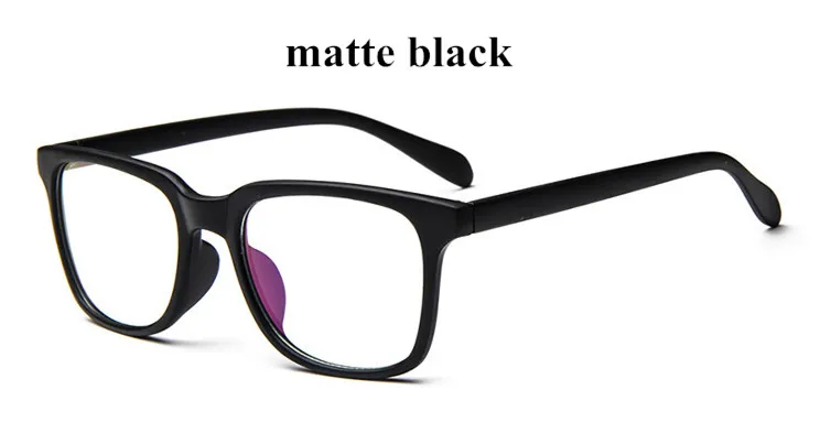 matte black Новые женские очки по рецепту, трендовые мужские ретро очки, Брендовые женские очки, оправа для очков oculos de grau - Цвет оправы: matte black