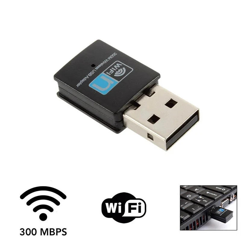 Mini USB WiFi Dongle 802.11 B/G/N Wireless Networks Adapter for Laptop Desktop PC |