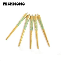 10pcsbag 555mm retro patina plated zinc alloy green tip needle spike charms pendants for diy jewelry accessories