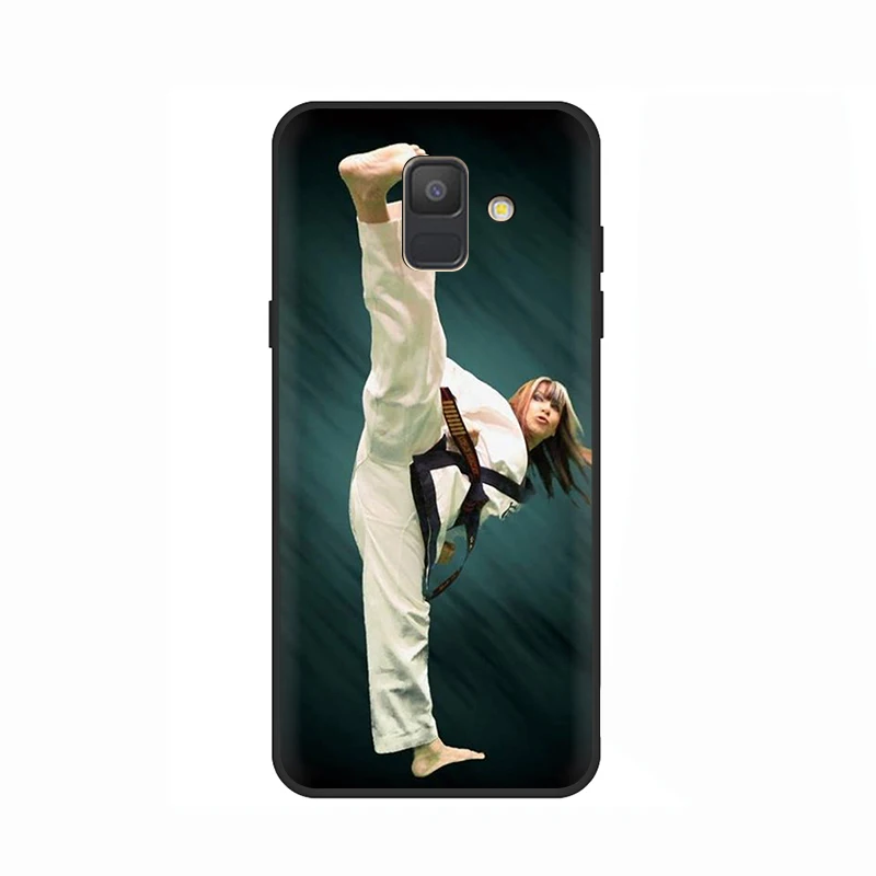 B9 Спорта тхэквондо силиконовый чехол для телефона для samsung A3 A5 A6 плюс A7 A8 A9 A10s 20С 30С 40С с 50s 70 J6 - Цвет: B9