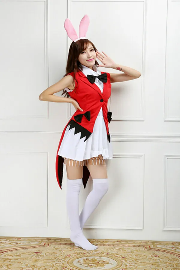 Любовь Живая аниме Сонода Уми море заяц Кролик хит красный Куртки хвост белая