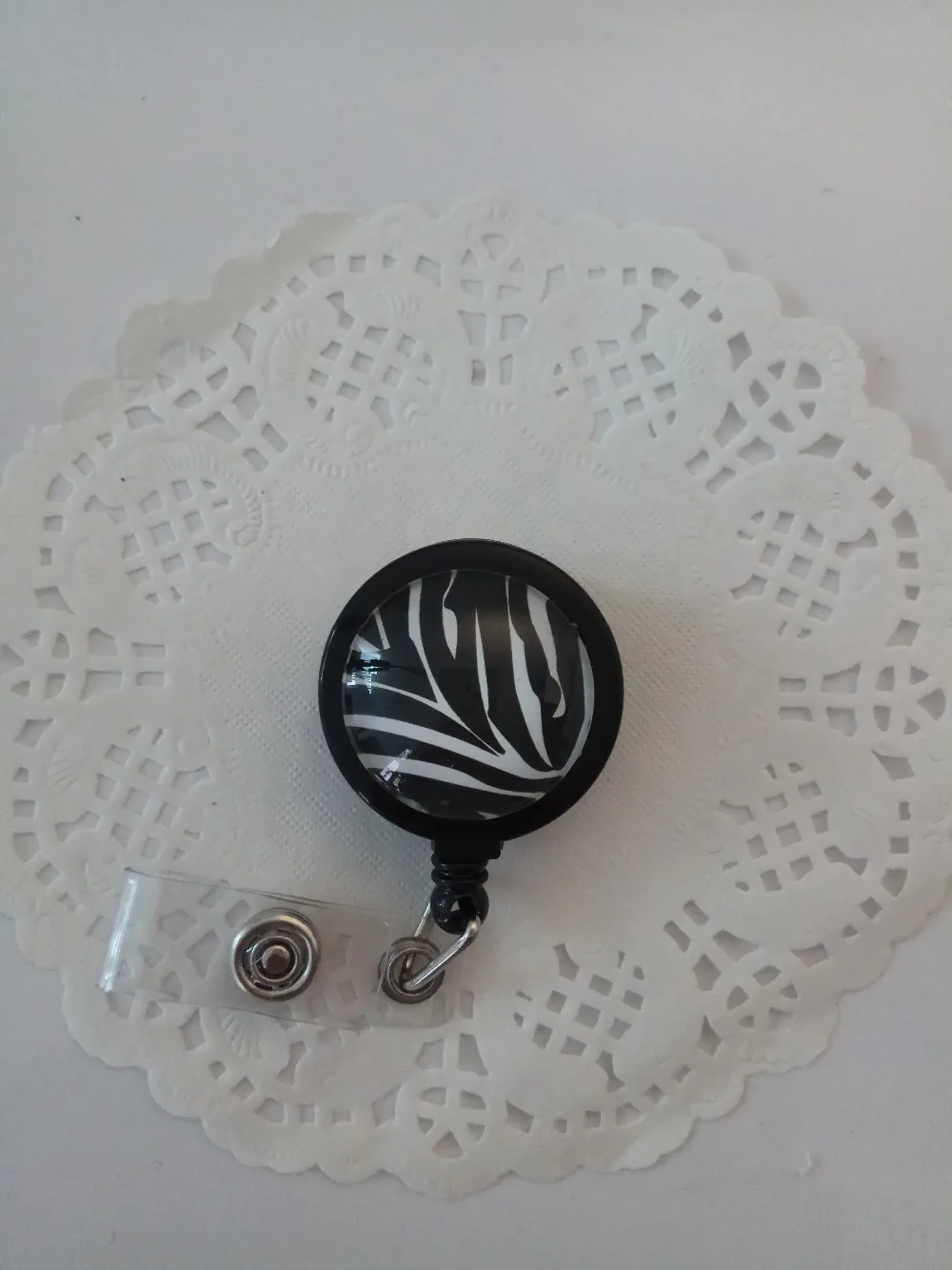 

Zebra Retractable Badge Holder 10pcs/lot
