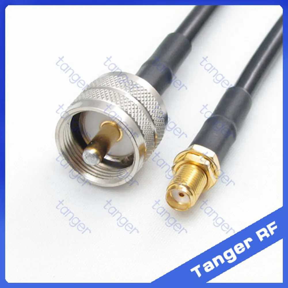 Горячая Распродажа Tanger UHF штепсельная вилка PL259 SL16 к гнездовому разъему SMA RF RG58