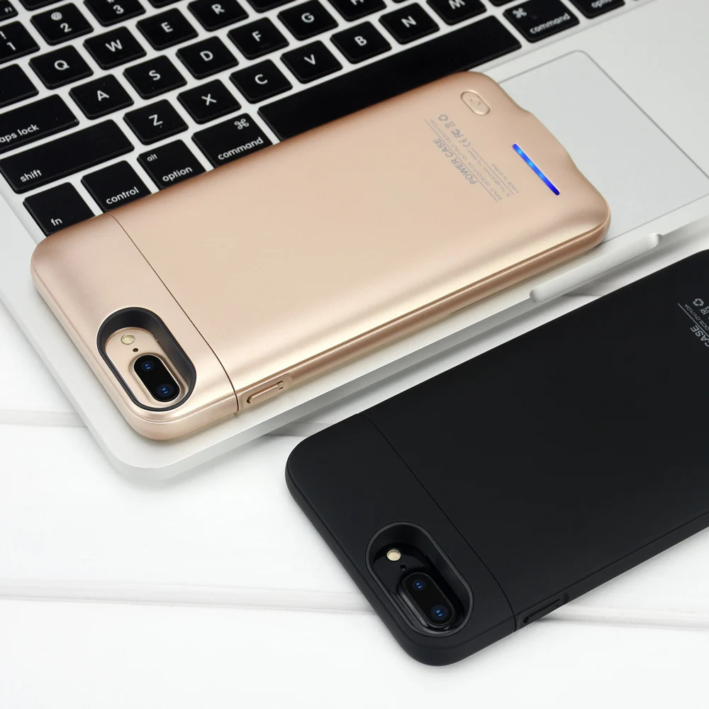 KEYSION 3000/4200 мАч портативный зарядный чехол для iphone 8 7 6s Plus аккумулятор зарядное