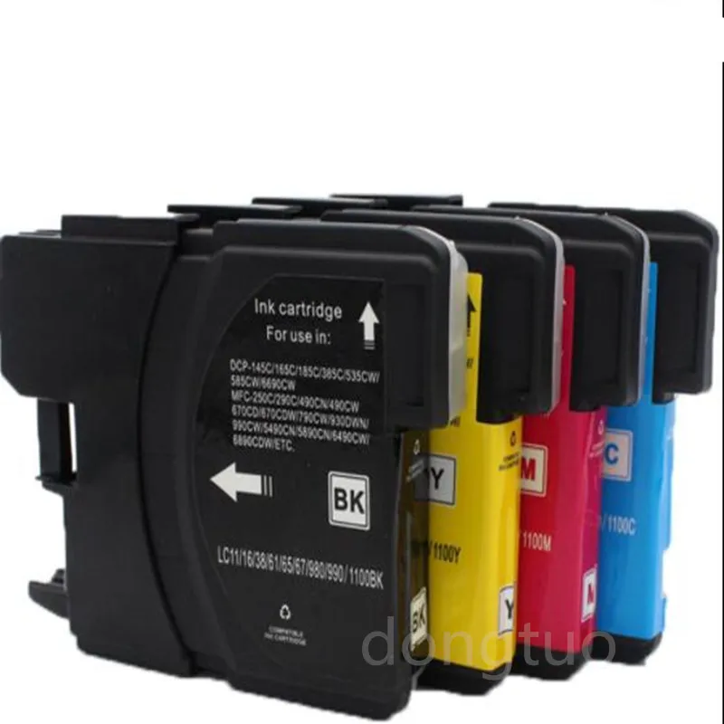 4PK для LC 1100 LC11 LC16 LC38 LC65 LC67 LC980 чернильных картриджей принтера монокальция фосфат 385C
