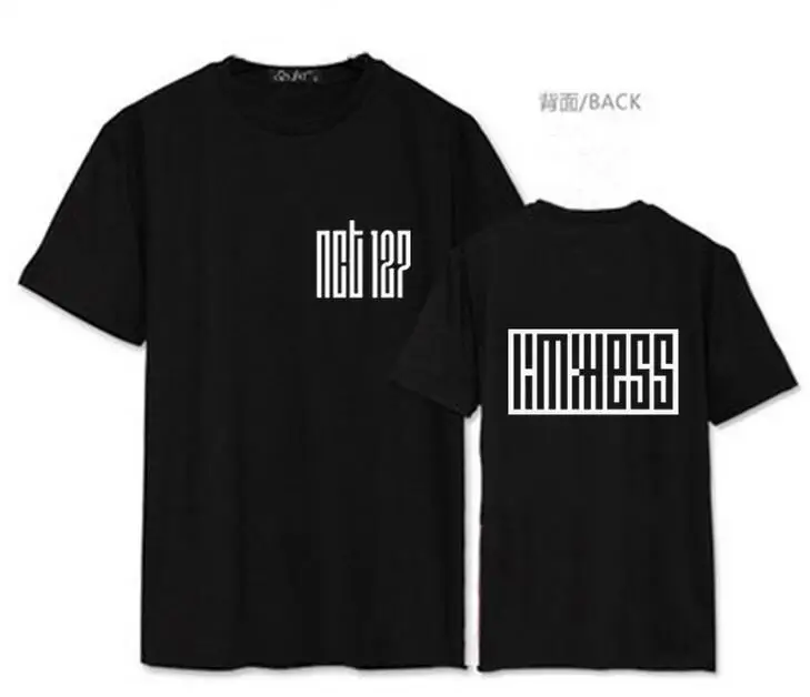 Kpop nct u 127 Новая летняя футболка с коротким рукавом|t shirt|t shirt styleo neck |