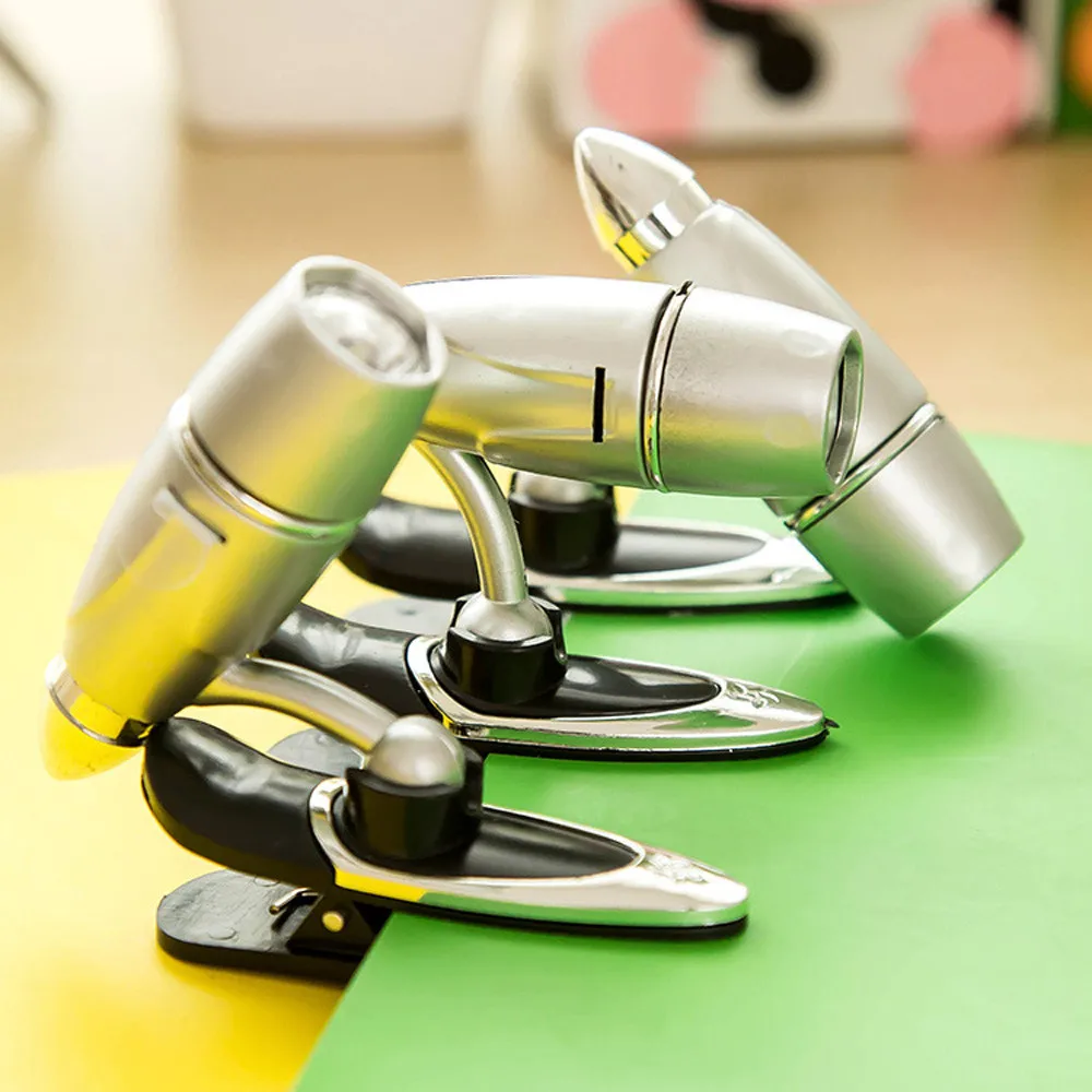 2018 новый высококачественный зажим для чтения книг Светодиодная настольная лампа