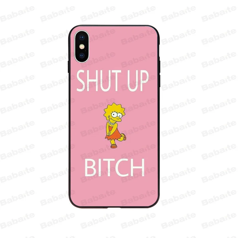 Babaite I'M NOT ALWAYS A BITCH Новинка Fundas чехол для телефона iPhone 8 7 6 6S Plus 5 5S SE XR X XS MAX Coque