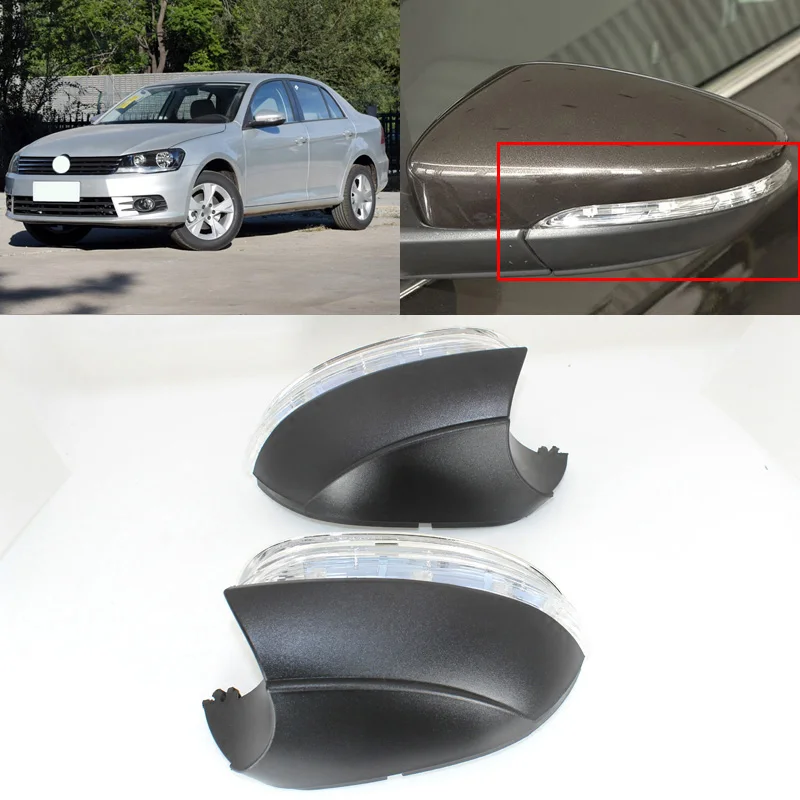 

Brand New Turn Signal Light Side Mirror Assemble Indicator w/ Puffle Lamp For VW Bora 2012-2015