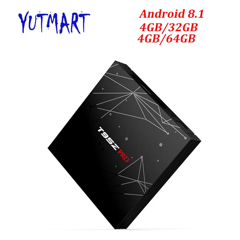 Новейший Android 8 1 Smart TV BOX T95Z Pro Amlogic S905X2 4 ГБ USB3.0 H.265 4K Гб 64 опционально 2 4G WIFI