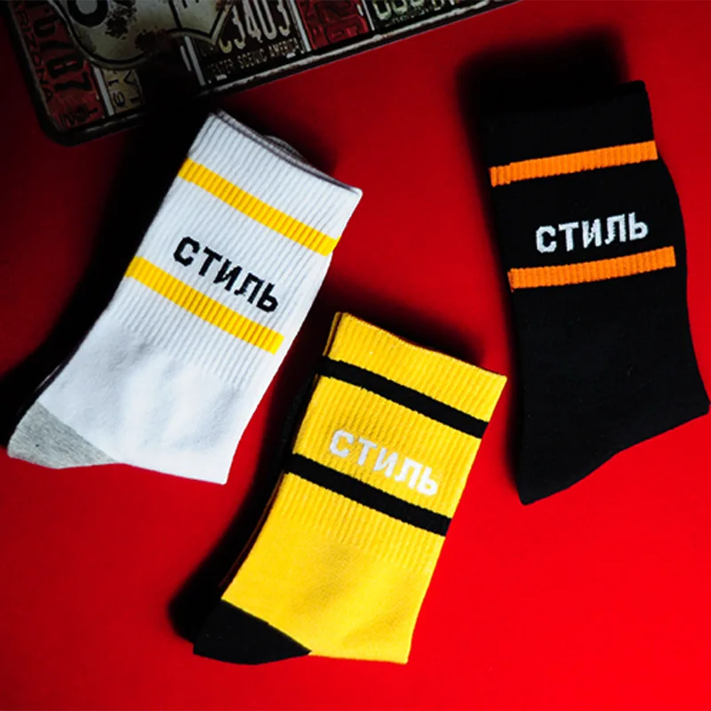 3 пар/компл. смешные носки веселое напечатанное слово мужских носков в стиле хип-хоп Уличный Скейтборд баскетбольная корзина skarpetki унисекс с круглым вырезом