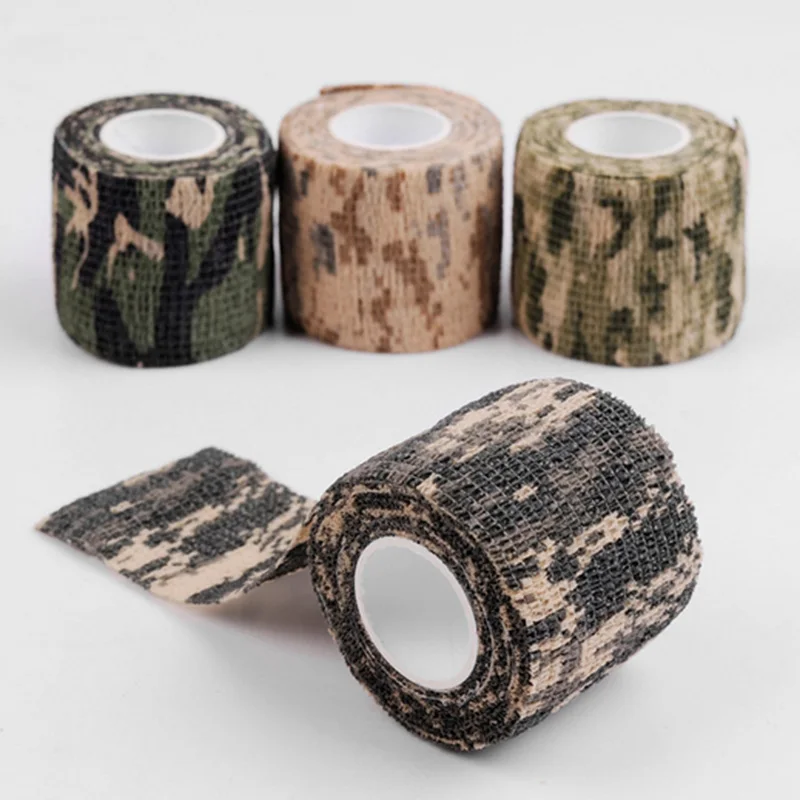 Самоклеящаяся Нетканая клейкая лента 8 рулонов камуфляжная водонепроницаемая