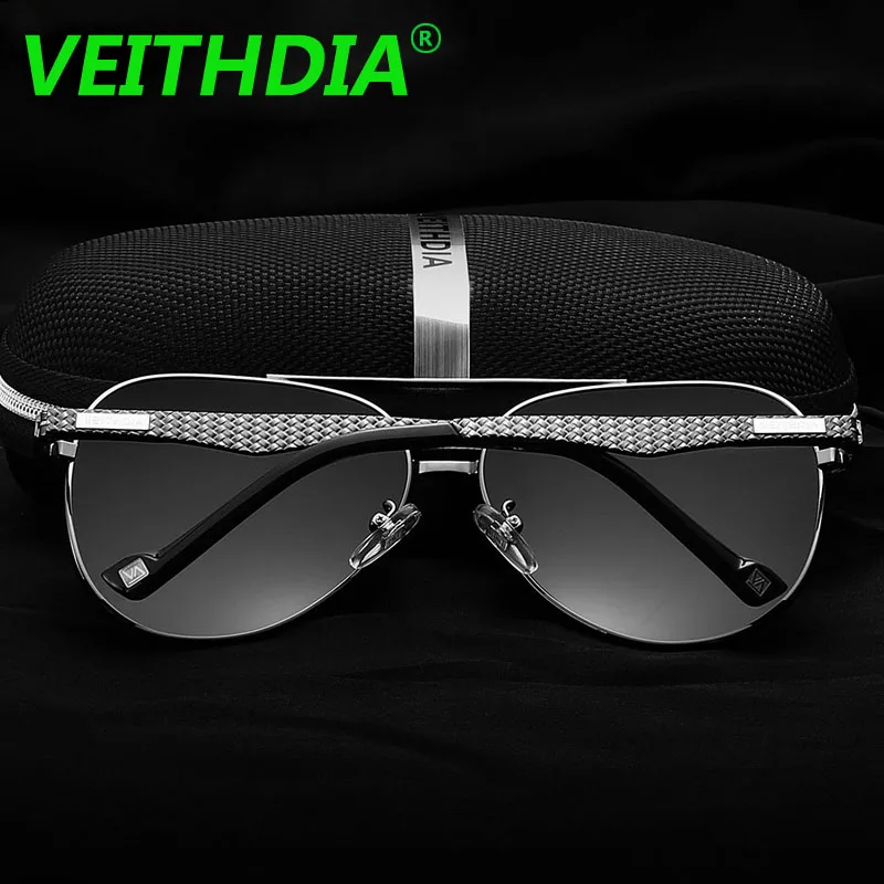VEITHDIA оригинальные брендовые HD поляризованные солнцезащитные очки мужские для