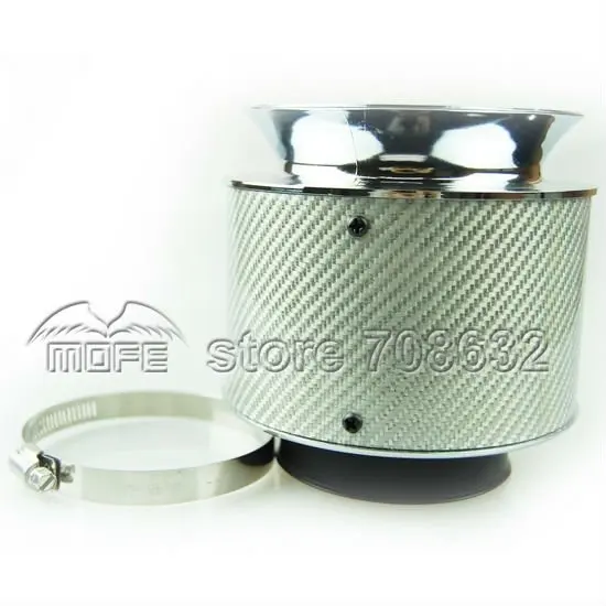 Комплект воздухозаборника из белого углеродного волокна с высоким захватом и