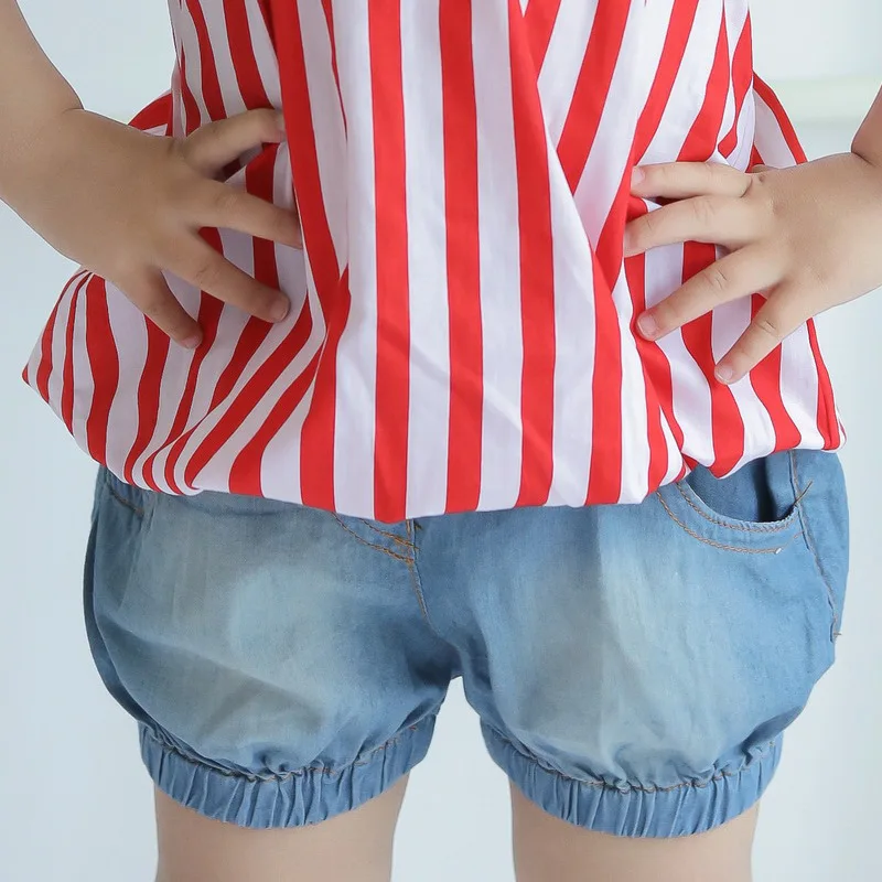 Джинсовые шорты D G для мальчиков и девочек хлопковые шаровары Брендовые