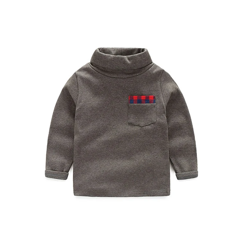 Детская рубашка осенняя одежда для отдыха с длинными рукавами и высоким