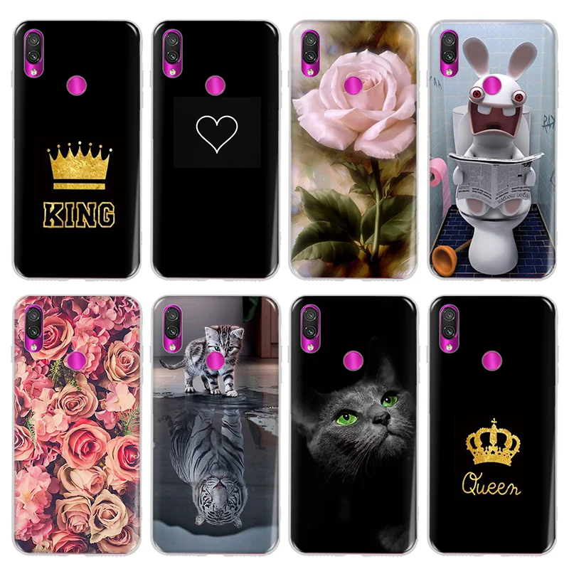 Cases for Xiaomi Redmi Note 7 Pro 7Pro Phone case Painted Pattern Cover For Hongmi Coque Fundas |