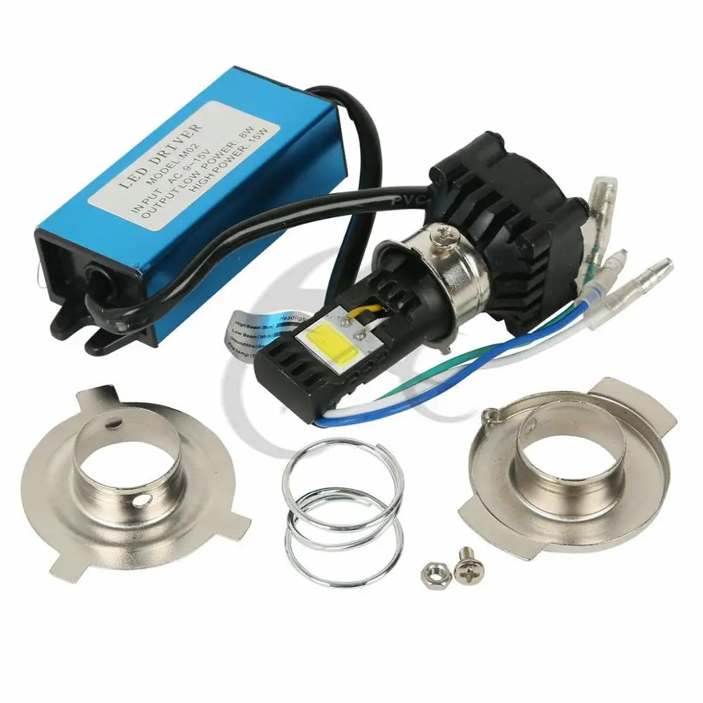 

Universal Motorcycle 1800LM H4 Hi Lo Beam 16w White LED Headlight Lamp Bulb