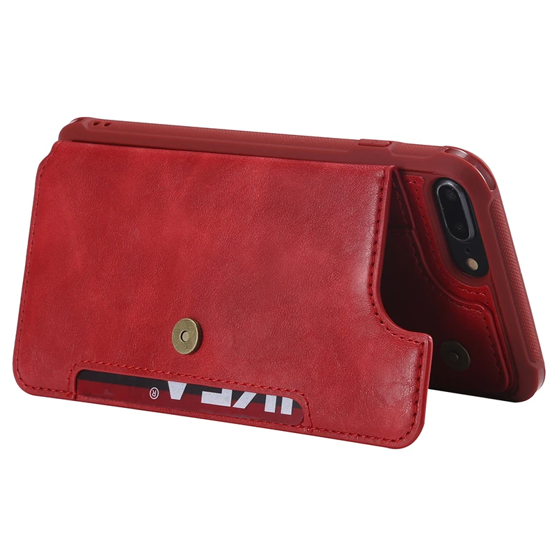 Кожаный чехол-кошелек HAISSKY для iPhone 6, 6s Plus, 7, 8 Plus, X, XS, чехол-кошелек, мягкая откидная крышка для iPhone XR, XS, Max, чехол для телефона s
