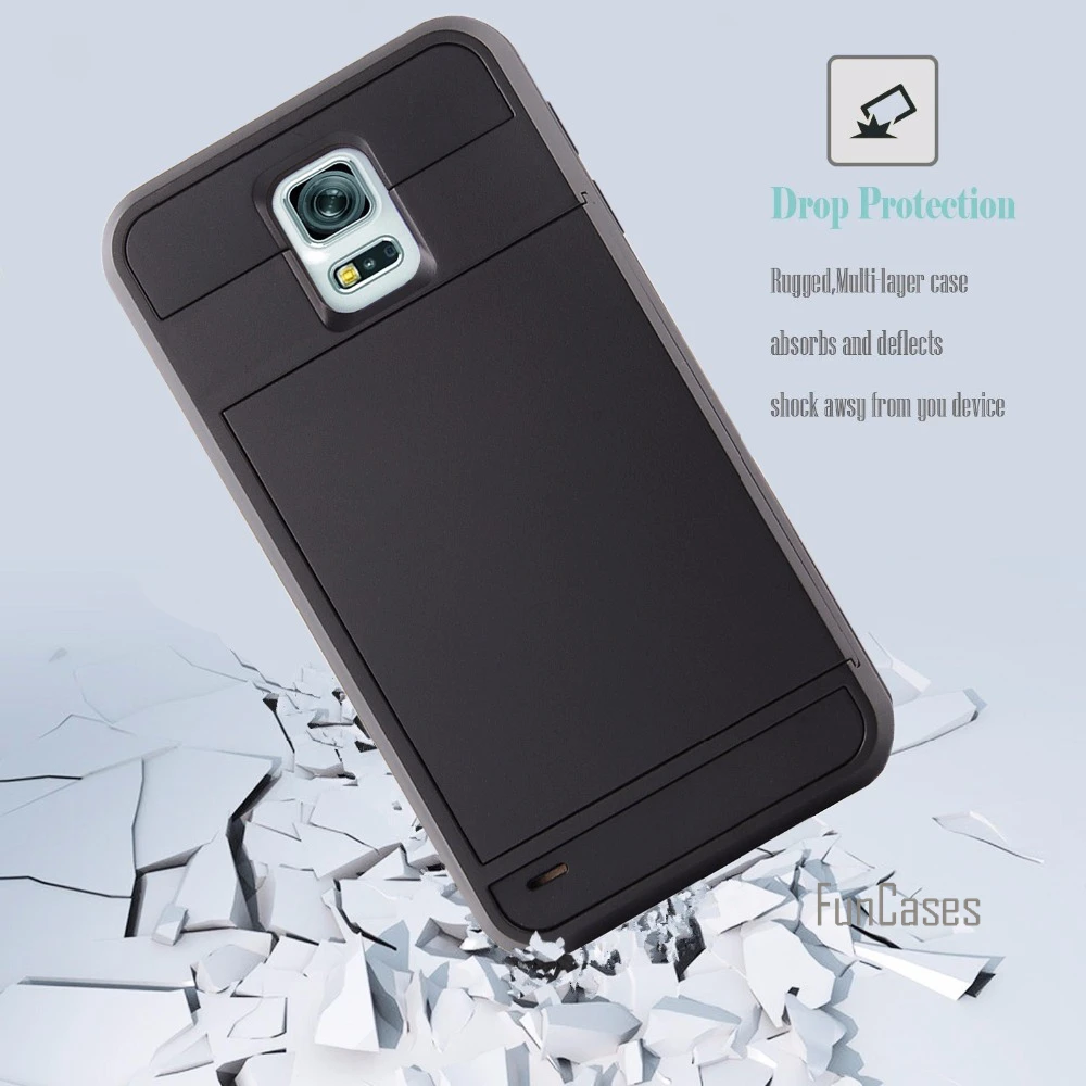 Чехол для samsung Galaxy Note 3, 4, 5, S3, S4, S5, S6, S7 Edge, S8 Plus, гибридный защитный чехол из ПК+ ТПУ, 2 в 1, слайдер для карт с отделением для карт