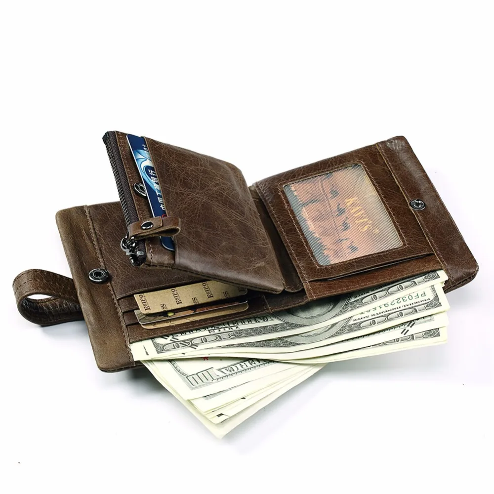 FUZHINIAO мужской кошелек из натуральной кожи маленький для монет Cuzdan Walet Portomonee Rfid Mini