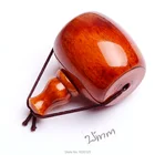 Высокое качество 25 мм Гладкие натуральные колонны коричневого цвета деревянные Тибетский гуру DIY драгоценные камни россыпью Бусины 1 Набор для изготовления ювелирных изделий w3460