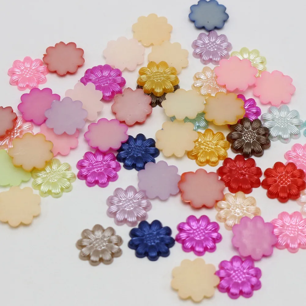 Скрапбук с плоской задней поверхностью 200 цветов|sunflower beads|flat backflatback pearl |