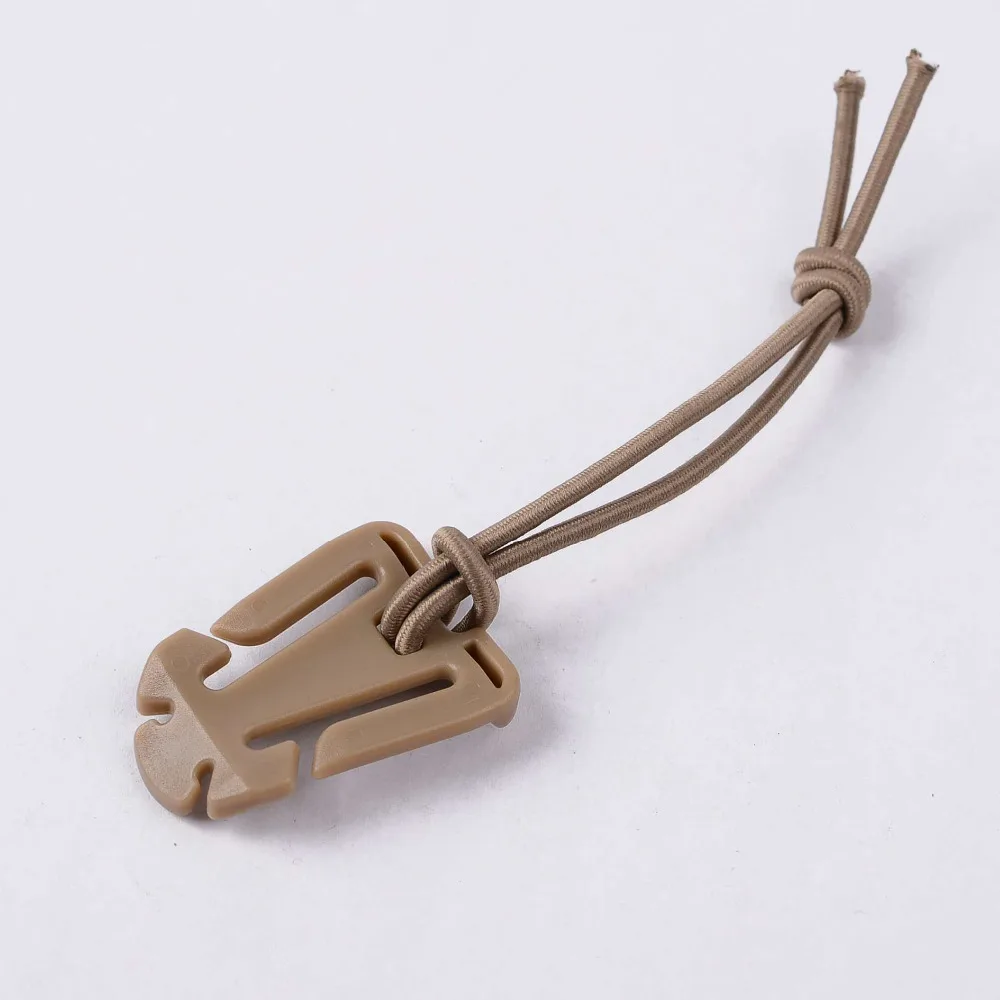 1Pc EDC Molle Backpack Carabiner EDC Tool Elastic Rope Webbing Buckle Winder Climbing Accessories