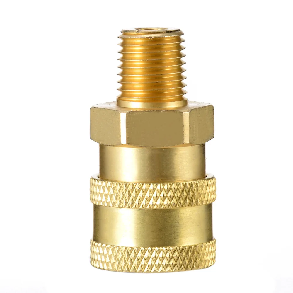 1 шт. 1/4 &quotMale (MNPT) мойка высокого давления латунная БЫСТРОРАЗЪЕМНАЯ Муфта