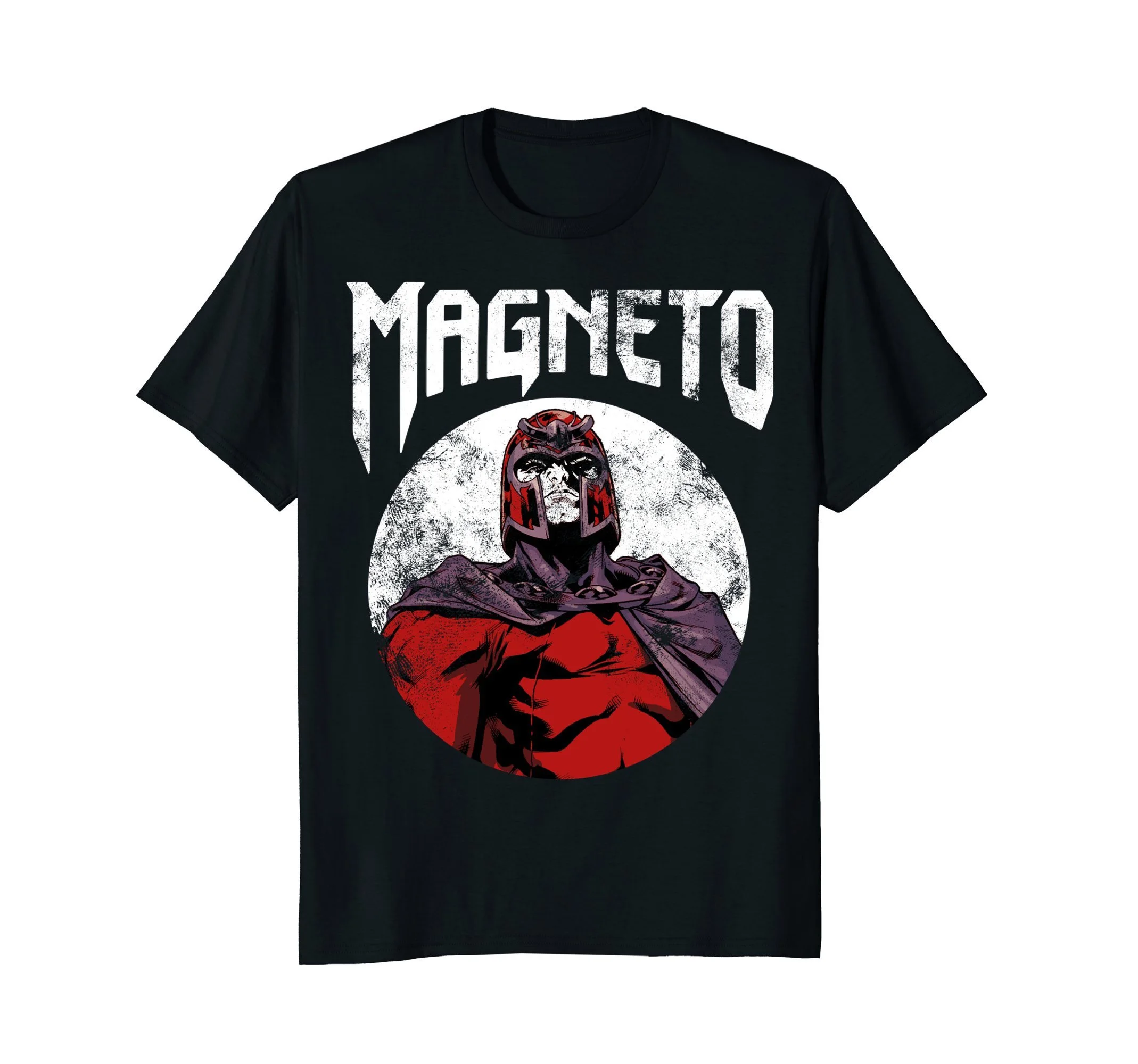 Забавная Футболка мужская новинка футболка X-men Magneto Classic Ретро Рок-Группа графическая футболка с круглым вырезом хлопок Повседневная короткая футболка